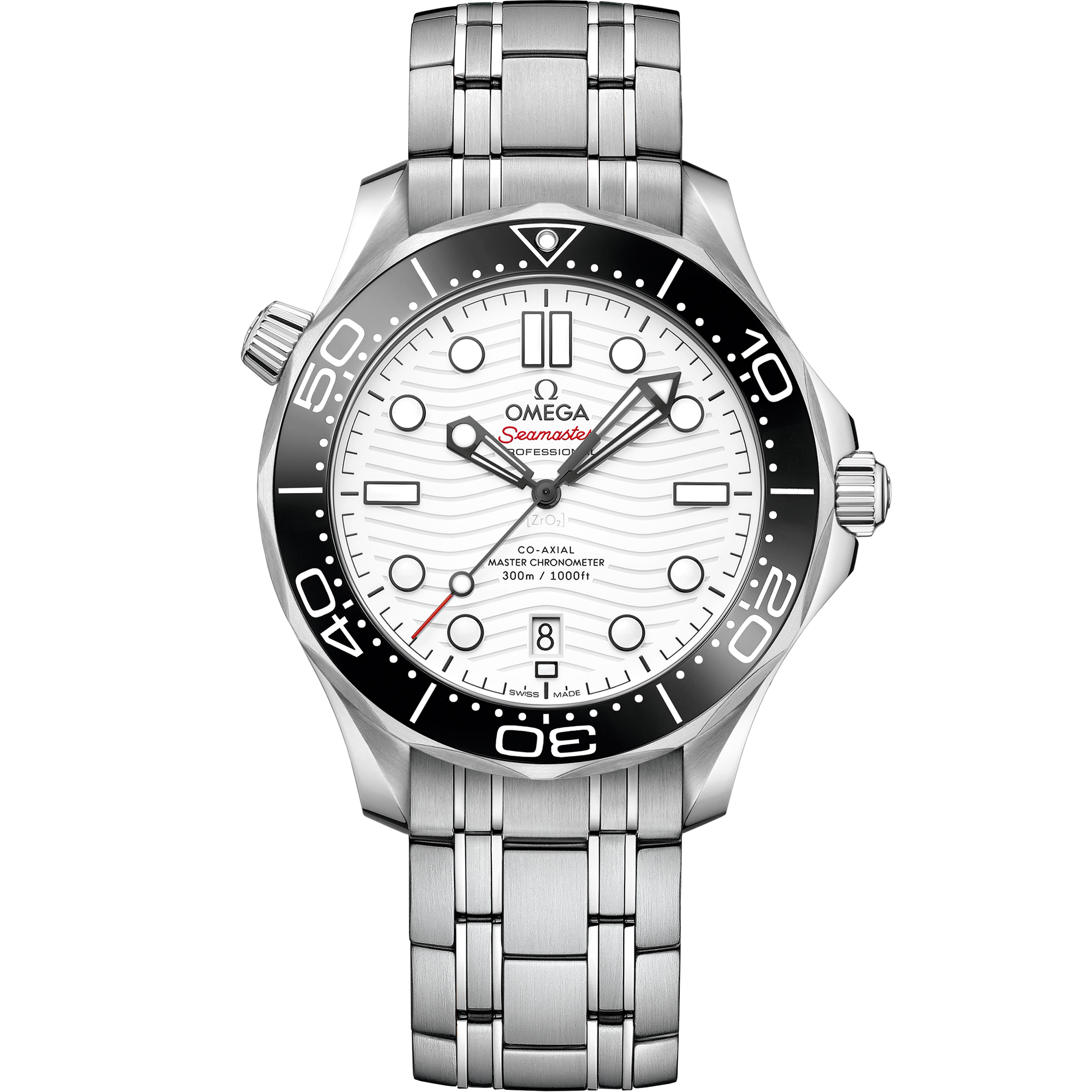 Omega Seamaster Diver 300M 210.30.42.20.04.001 42 mm Steel White Dial Watch for Men