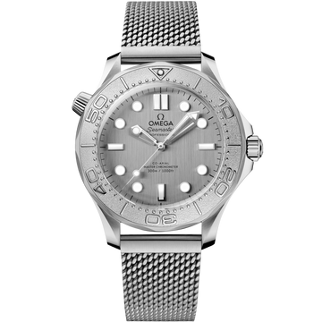 OMEGA Seamaster Diver 300M 210.30.42.20.06.002, 42 mm steel with grey dial – front view