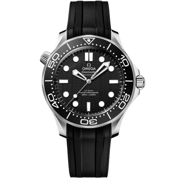 OMEGA Seamaster Diver 300M 210.32.42.20.01.003, 42 mm steel with black dial – front view