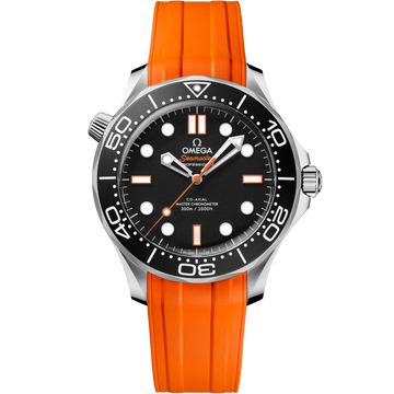 OMEGA Seamaster Diver 300M 210.32.42.20.01.006, 42 mm steel with black dial – front view
