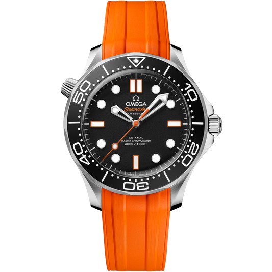 OMEGA Seamaster Diver 300M 210.32.42.20.01.006, 42 mm steel with black dial – front view