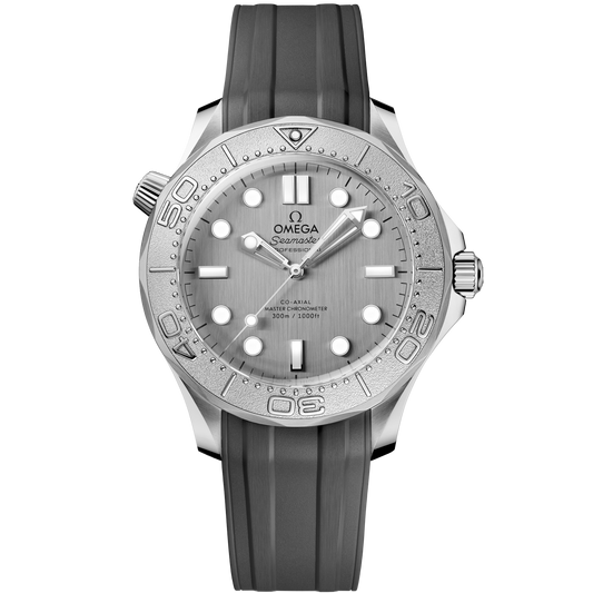 OMEGA Seamaster Diver 300M 210.32.42.20.06.002, 42 mm steel with grey dial – front view