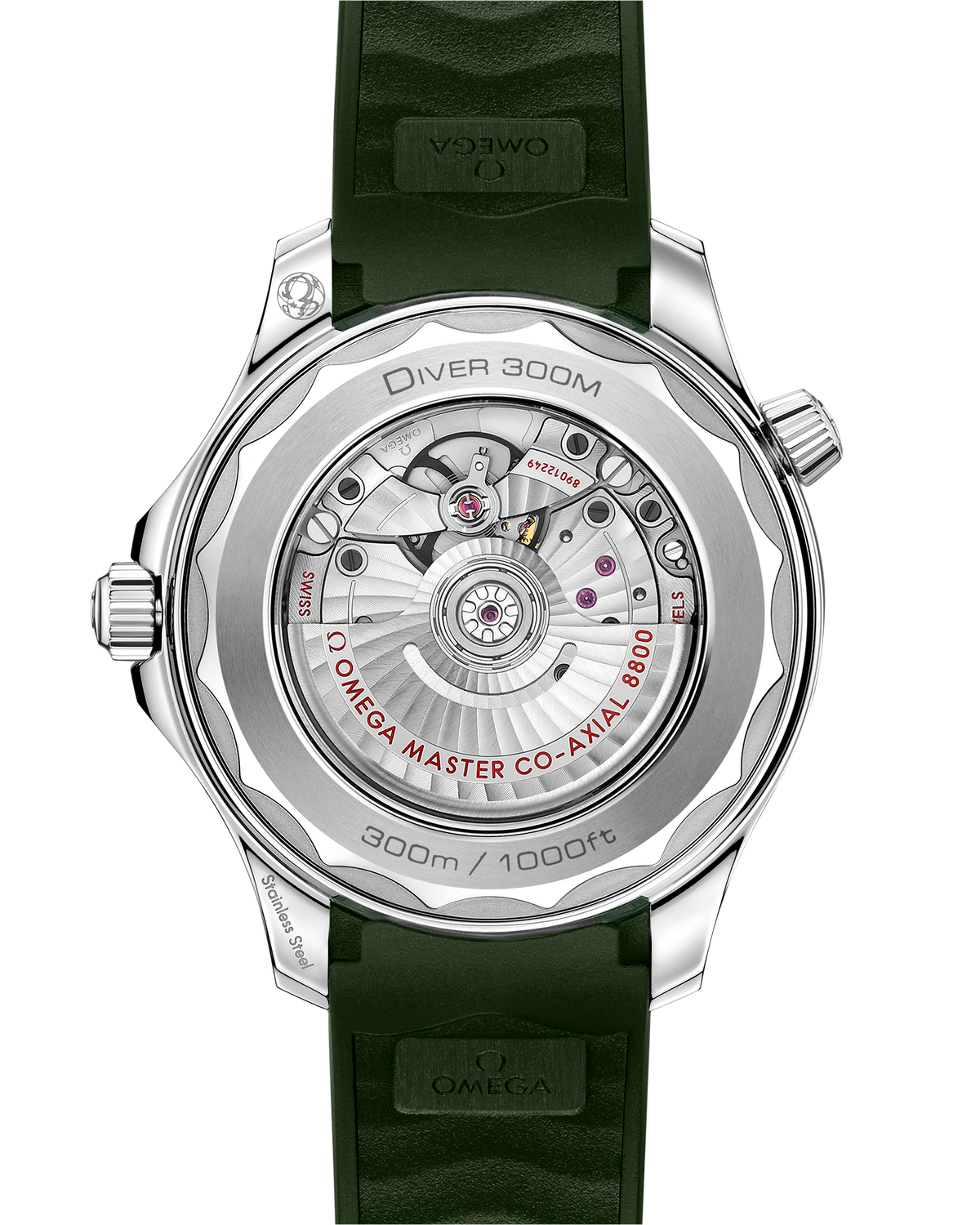 OMEGA Seamaster Diver 300M 210.32.42.20.10.001, 42 mm steel with green dial – official gallery image 2