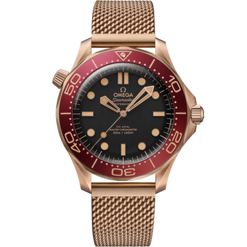 OMEGA Seamaster Diver 300M 210.90.42.20.01.003, 42 mm bronze gold with black dial – front view