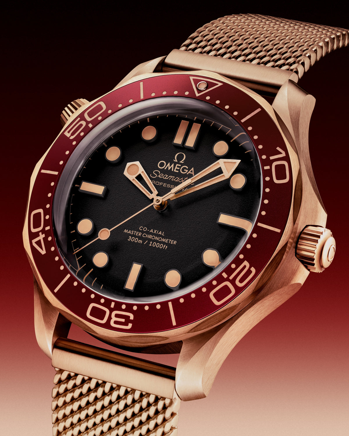 OMEGA Seamaster Diver 300M 210.90.42.20.01.003, 42 mm bronze gold with black dial – official gallery image 3