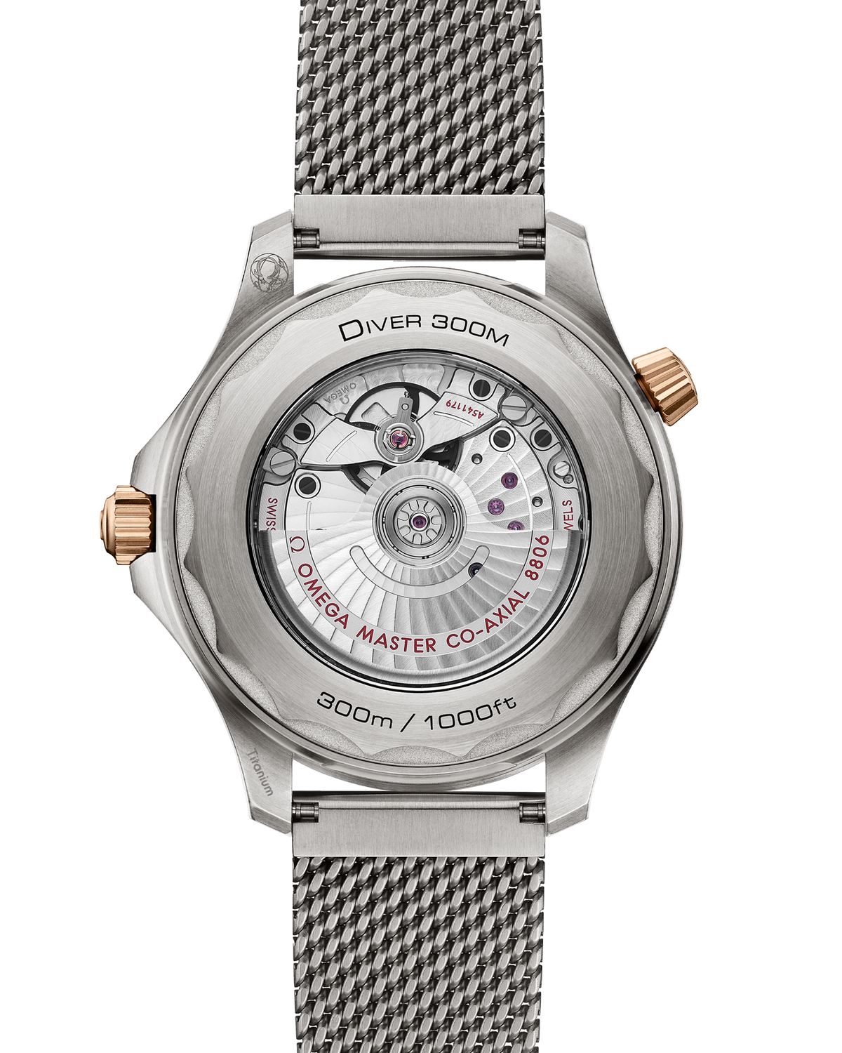 OMEGA Seamaster Diver 300M 210.90.42.20.10.001, 42 mm titanium & bronze gold with green dial – official gallery image 2