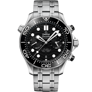 OMEGA Seamaster Diver 300M Chronograph 210.30.44.51.01.001, 44 mm steel with black dial – front view