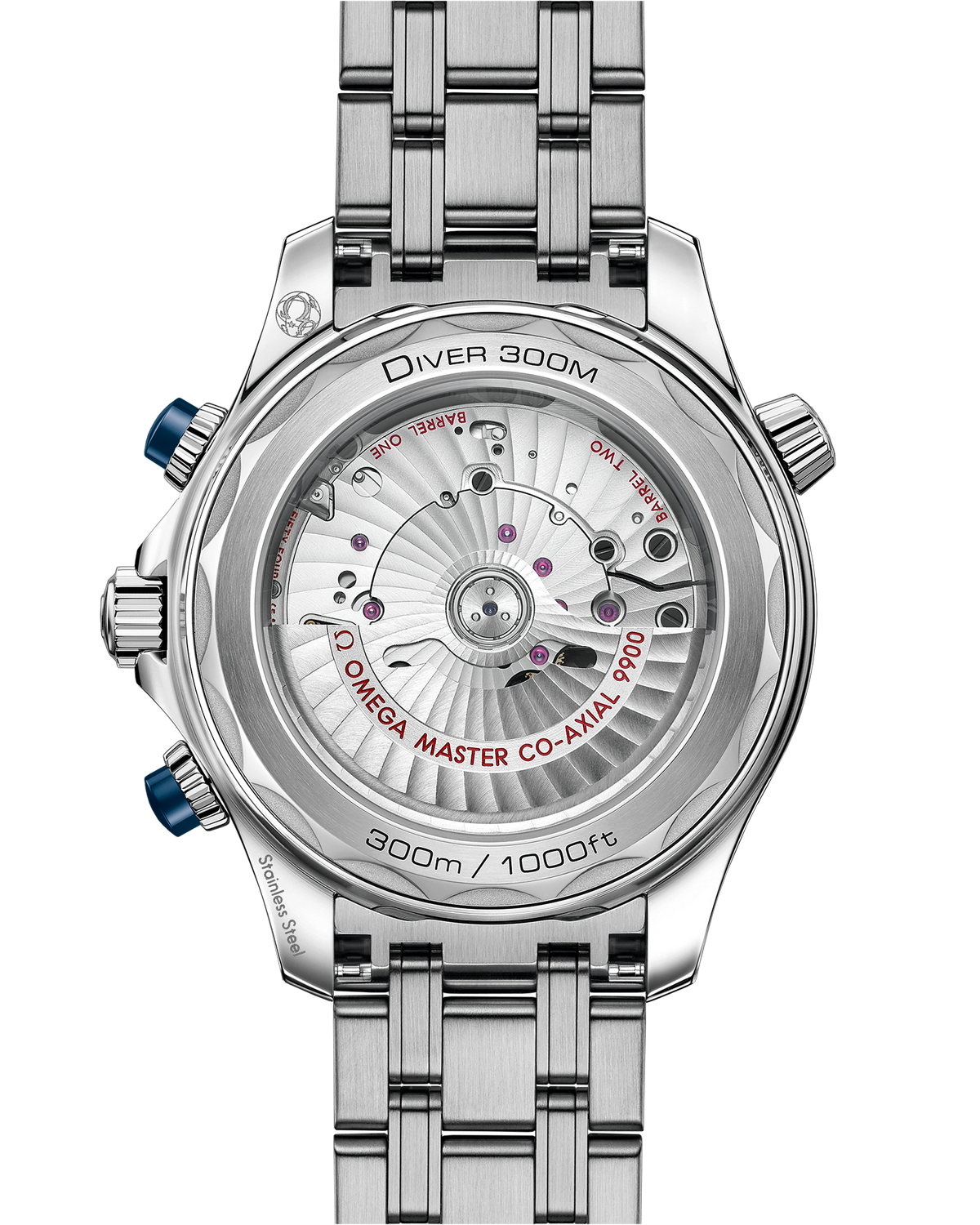 OMEGA Seamaster Diver 300M Chronograph 210.30.44.51.03.001, 44 mm steel with blue dial – official gallery image 2
