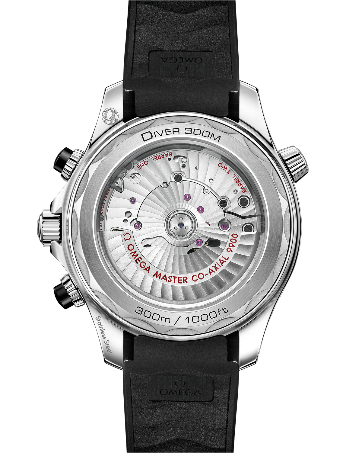 OMEGA Seamaster Diver 300M Chronograph 210.32.44.51.01.001, 44 mm steel with black dial – official gallery image 2