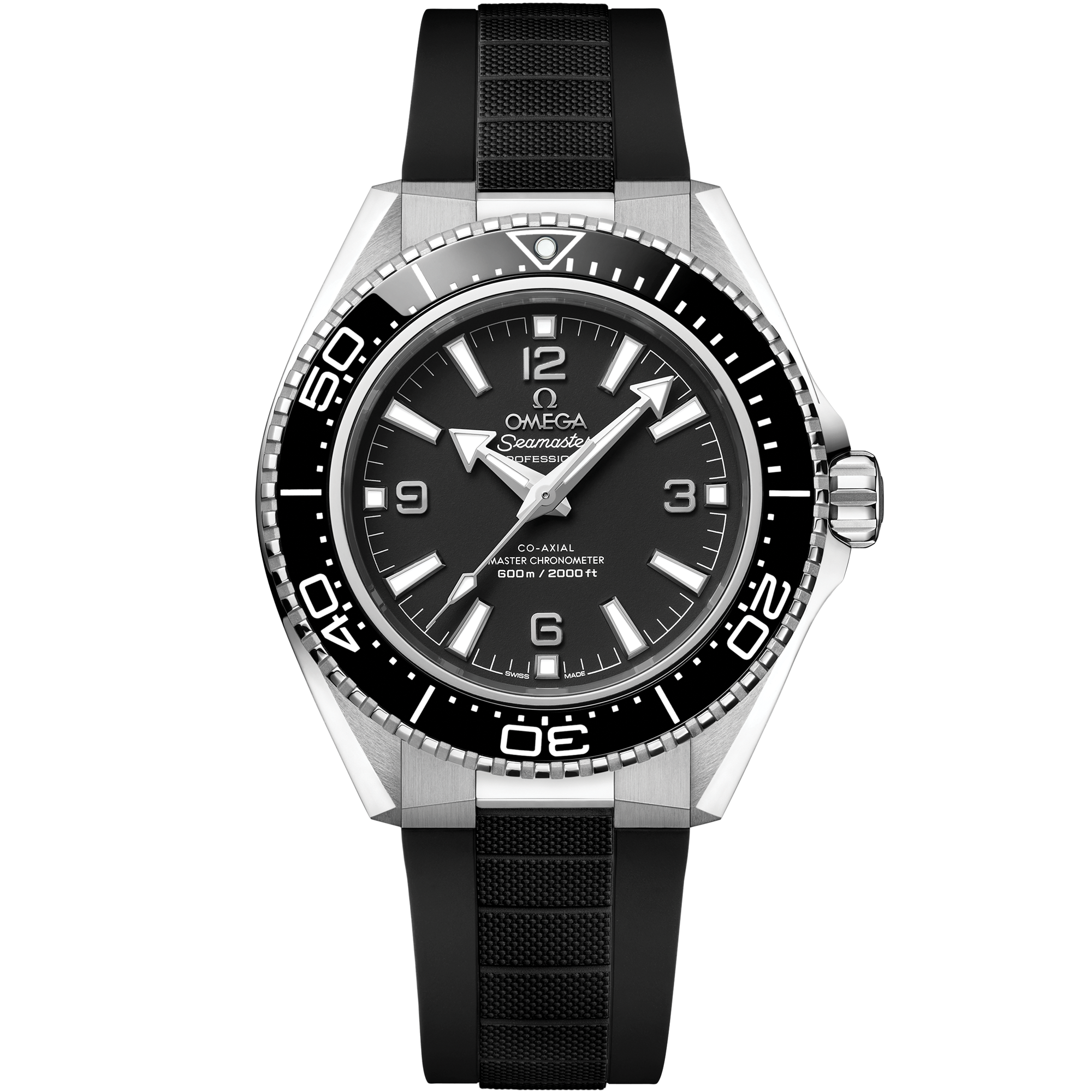 Omega Seamaster Planet Ocean 600M 217.32.42.21.01.001 42 mm Steel Black Dial Black Rubber Strap Watch
