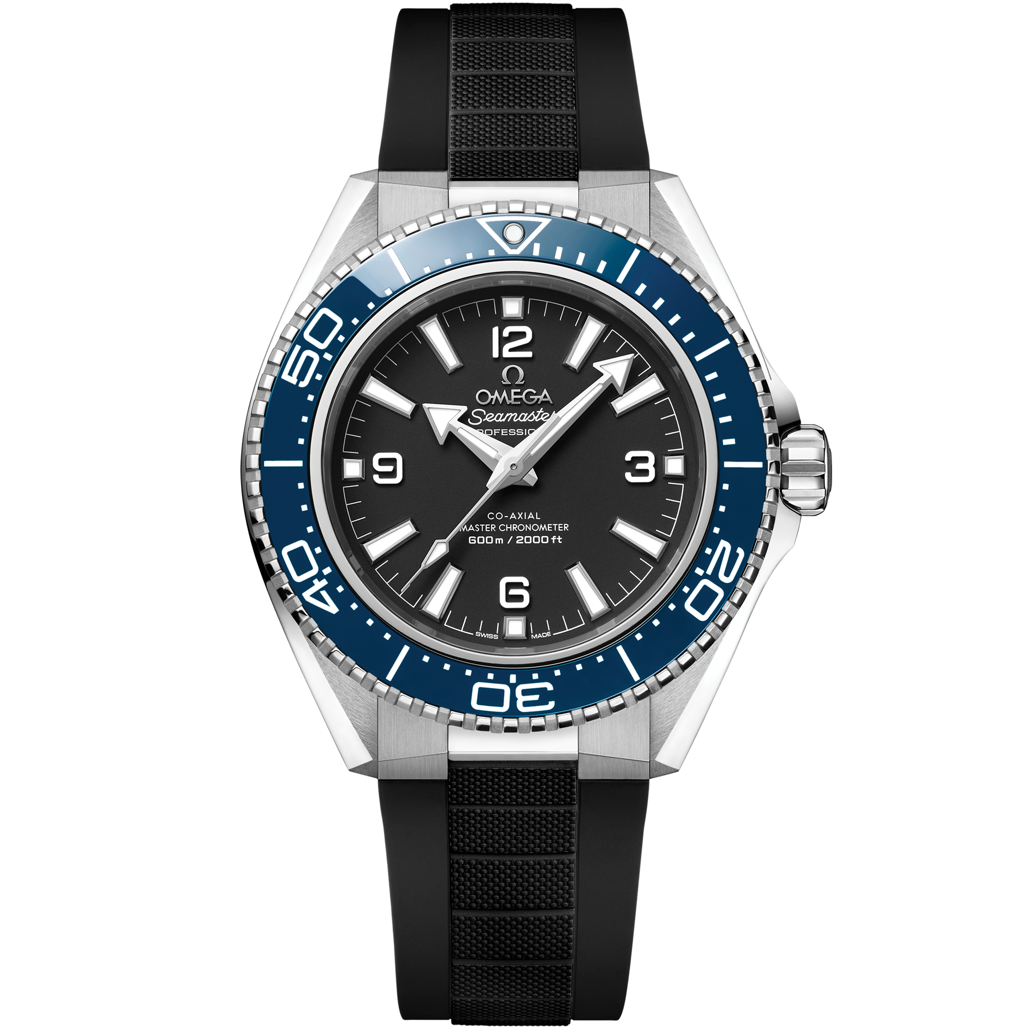 Omega Seamaster Planet Ocean 600M 217.32.42.21.01.002 42 mm Steel Black Dial Black Rubber Strap Watch