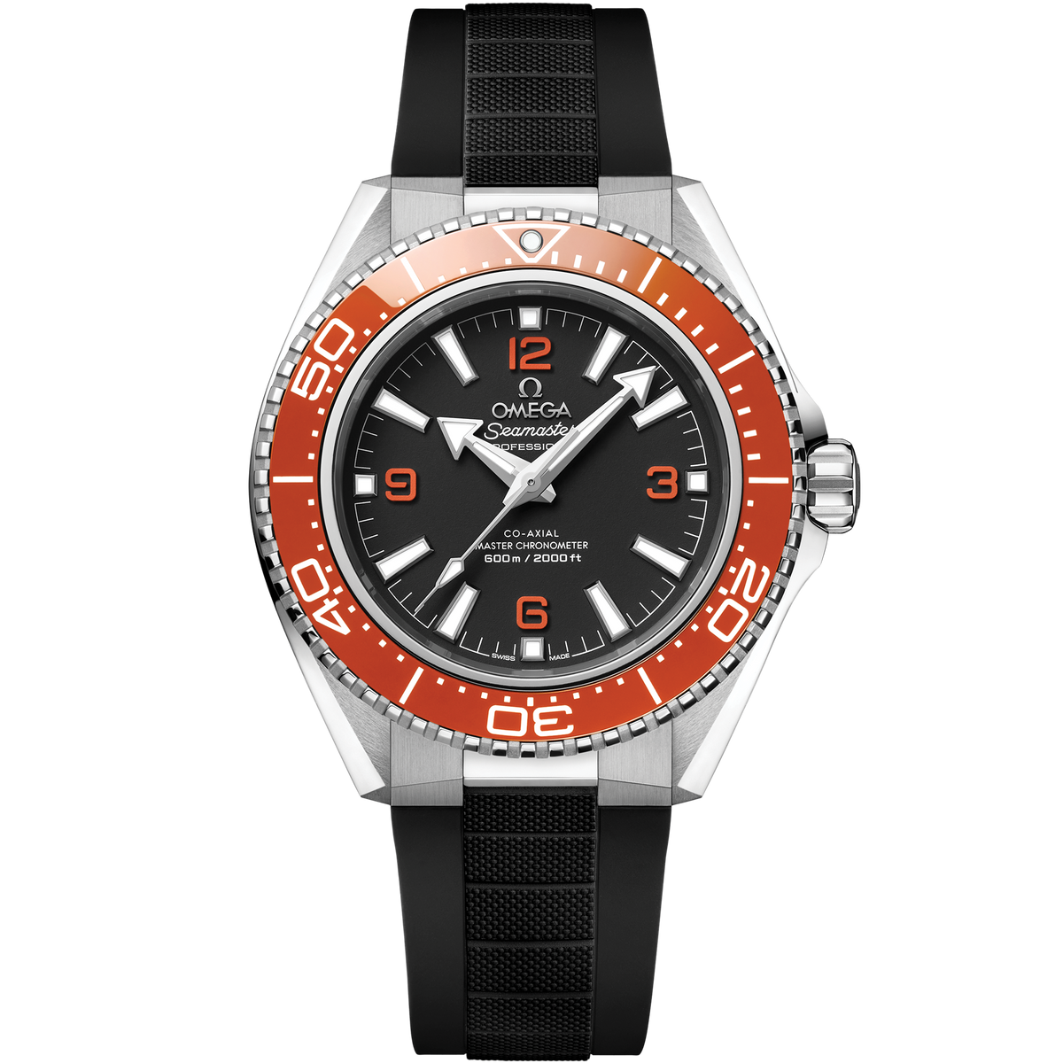 OMEGA Seamaster Planet Ocean 600M 217.32.42.21.01.003, 42 mm steel with black dial – front view