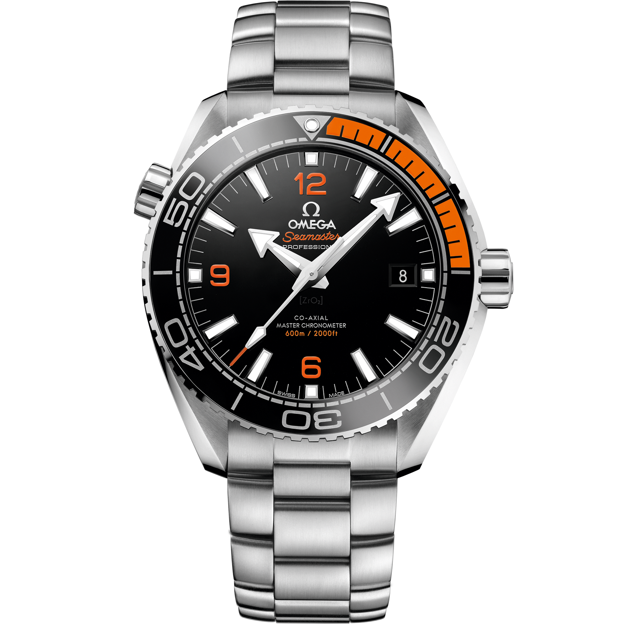 Omega Seamaster Planet Ocean 600M 215.30.44.21.01.002 43.5 mm Steel Black Dial Watch for Men