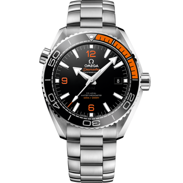 OMEGA Seamaster Planet Ocean 600M 215.30.44.21.01.002, 43.5 mm steel with black dial – front view