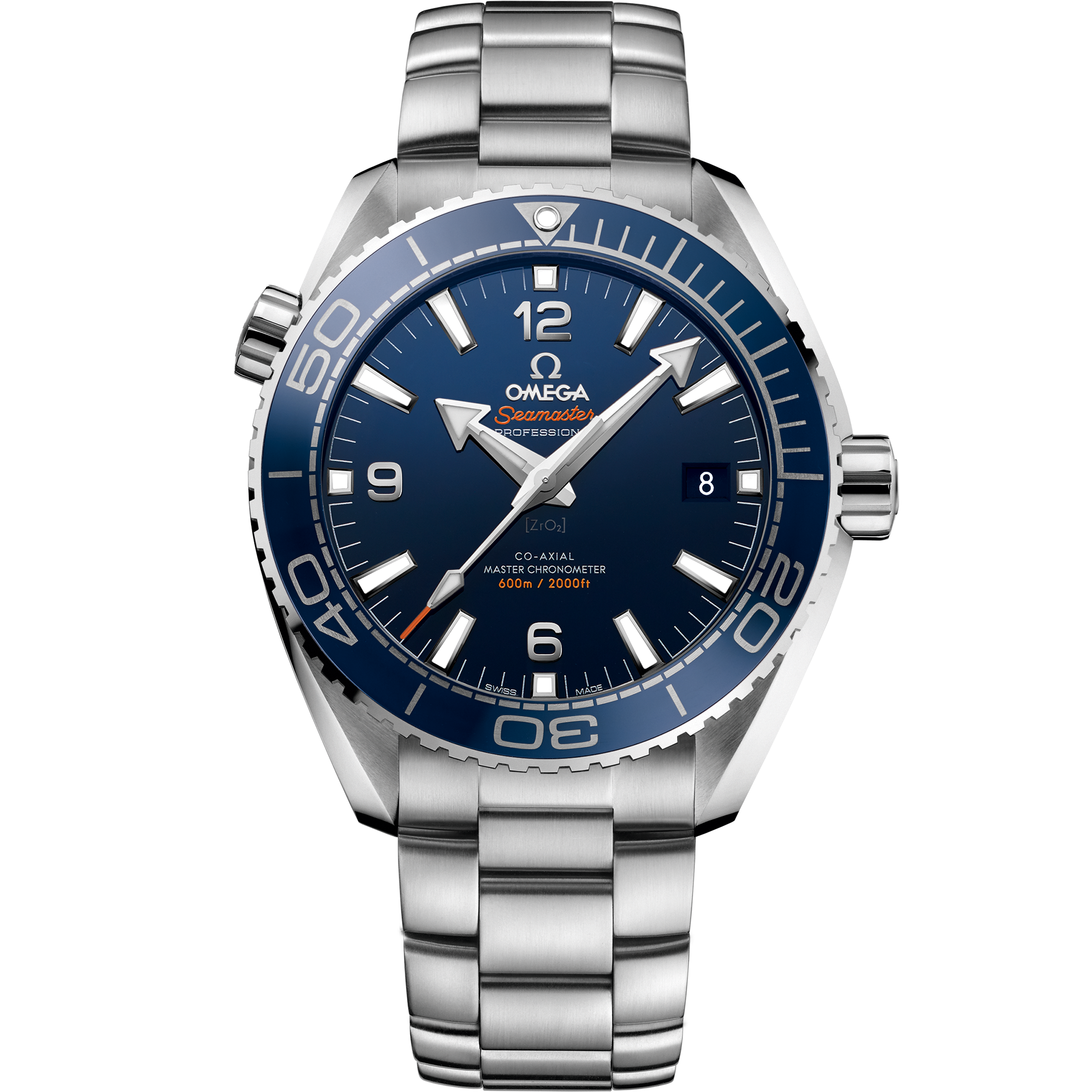 Omega Seamaster Planet Ocean 600M 215.30.44.21.03.001 43.5 mm Steel Blue Dial Watch for Men