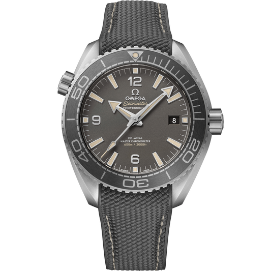 OMEGA Seamaster Planet Ocean 600M 215.32.44.21.01.002, 43.5 mm steel with grey dial – front view