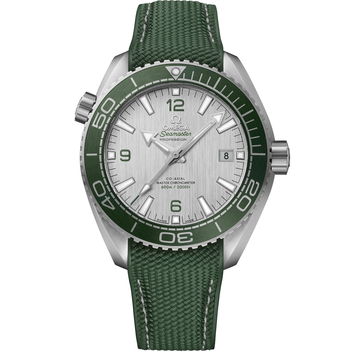 OMEGA Seamaster Planet Ocean 600M 215.32.44.21.06.001, 43.5 mm steel with grey dial – front view