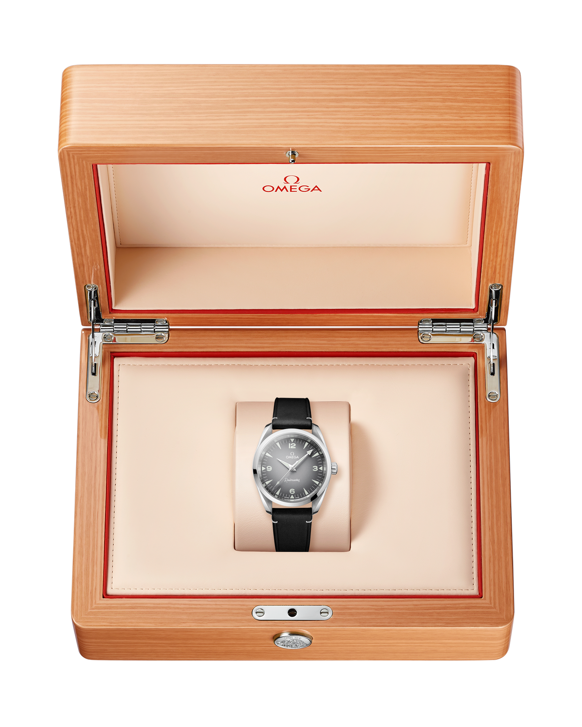 OMEGA Seamaster Railmaster 235.12.38.20.06.001, 38 mm steel with grey dial – official gallery image 5