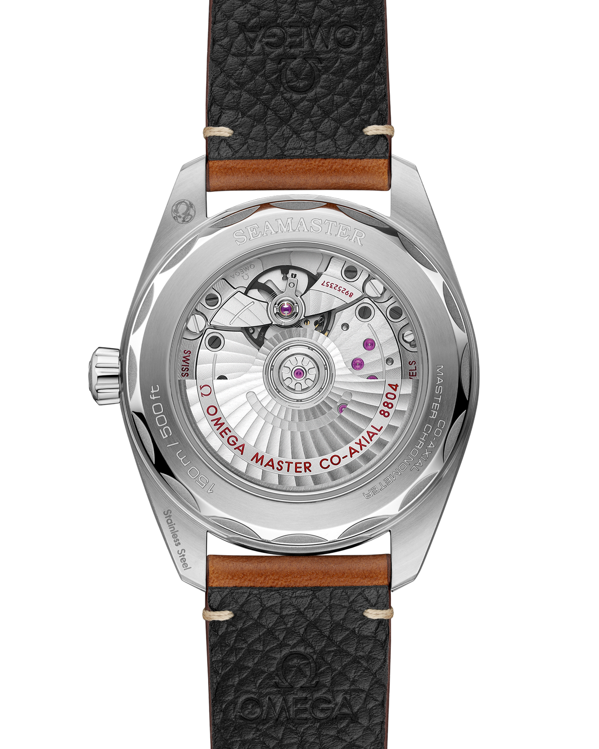 OMEGA Seamaster Railmaster Small Seconds 235.12.38.20.13.001, 38 mm steel with brown dial – official gallery image 2