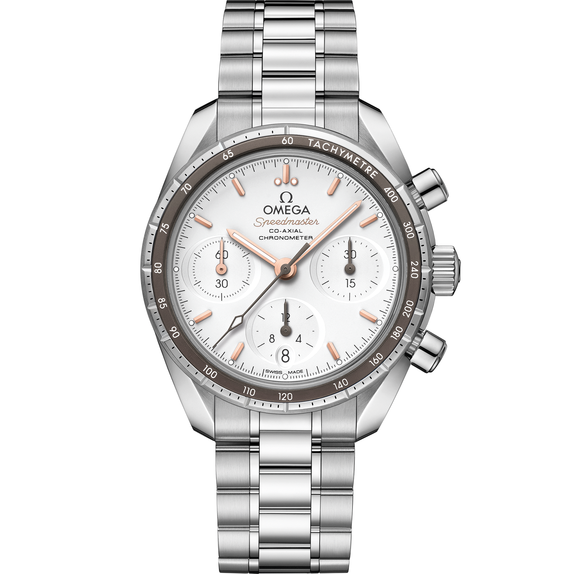 Omega Speedmaster 38 324.30.38.50.02.001 38 mm Steel Silver Dial Watch