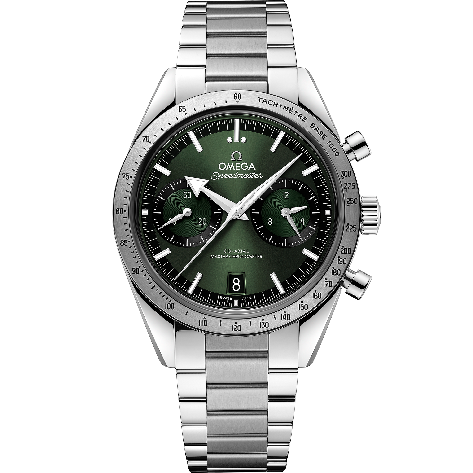 Omega Speedmaster '57 332.10.41.51.10.001 40.5 mm Steel Green Dial Watch for Men