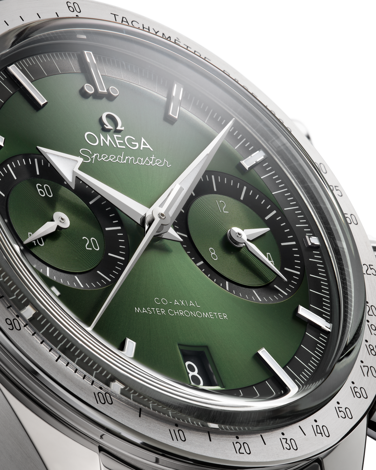 OMEGA Speedmaster '57 332.10.41.51.10.001, 40.5 mm steel with green dial – official gallery image 3