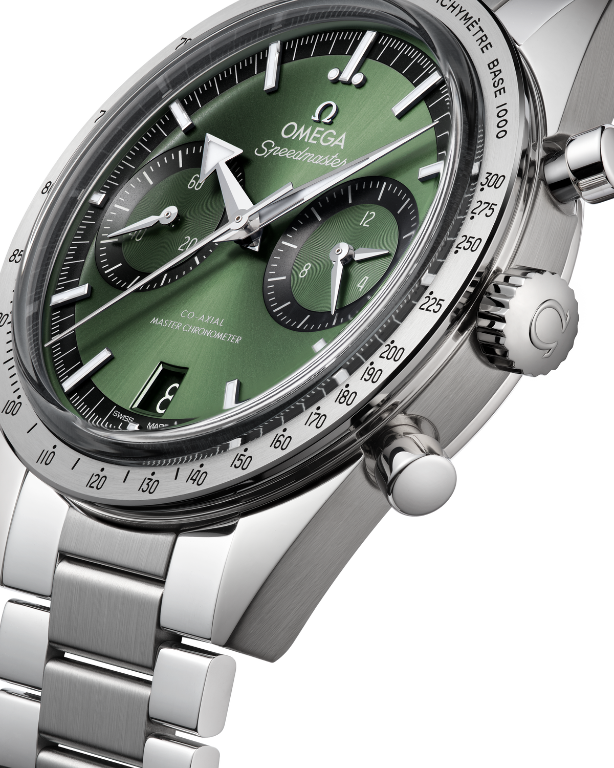 OMEGA Speedmaster '57 332.10.41.51.10.001, 40.5 mm steel with green dial – official gallery image 4