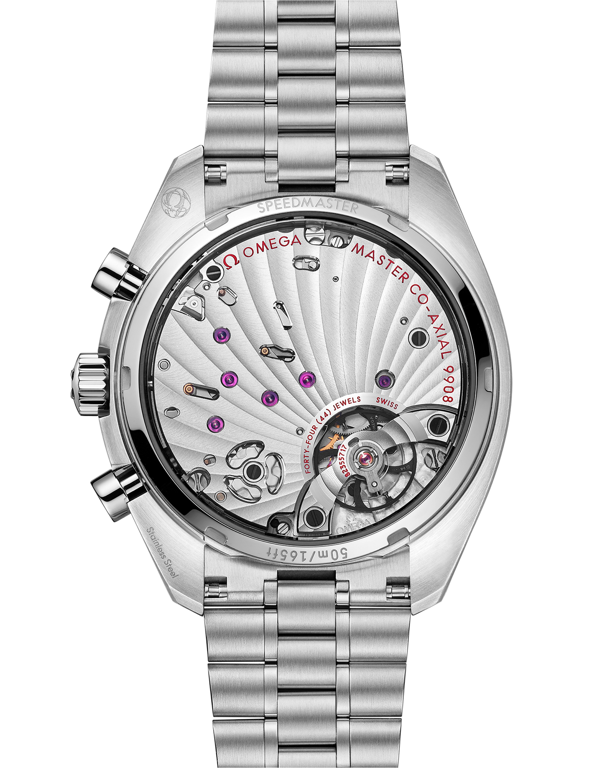 OMEGA Speedmaster Chronoscope 329.30.43.51.02.001, 43 mm steel with silver dial – official gallery image 2