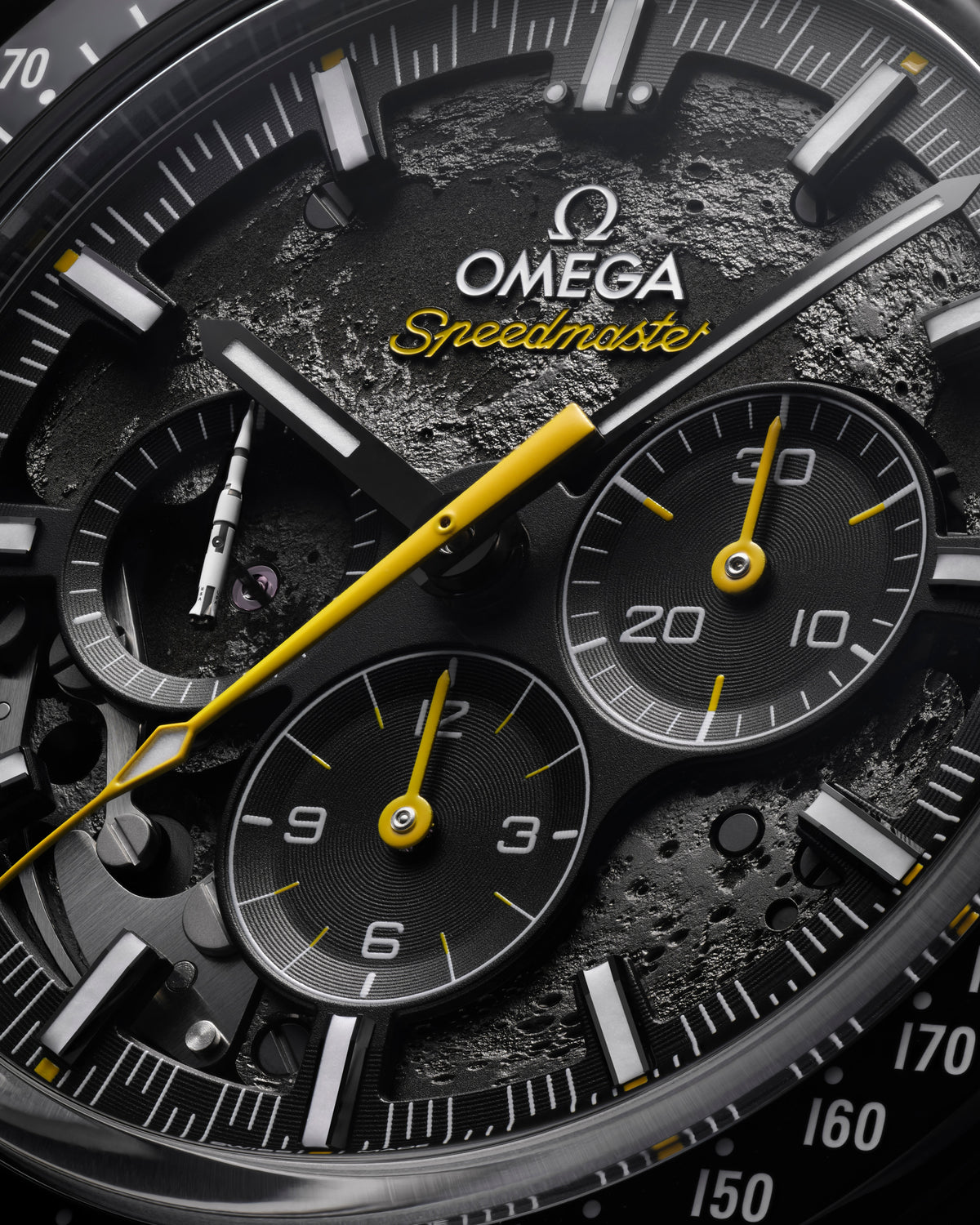 OMEGA Speedmaster Dark Side of the Moon Apollo 8 310.92.44.50.01.001, 44.25 mm black ceramic with black dial – official gallery image 5