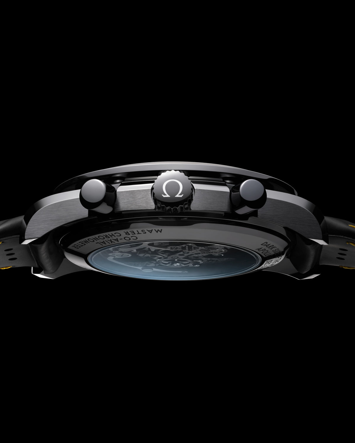 OMEGA Speedmaster Dark Side of the Moon Apollo 8 310.92.44.50.01.001, 44.25 mm black ceramic with black dial – official gallery image 6