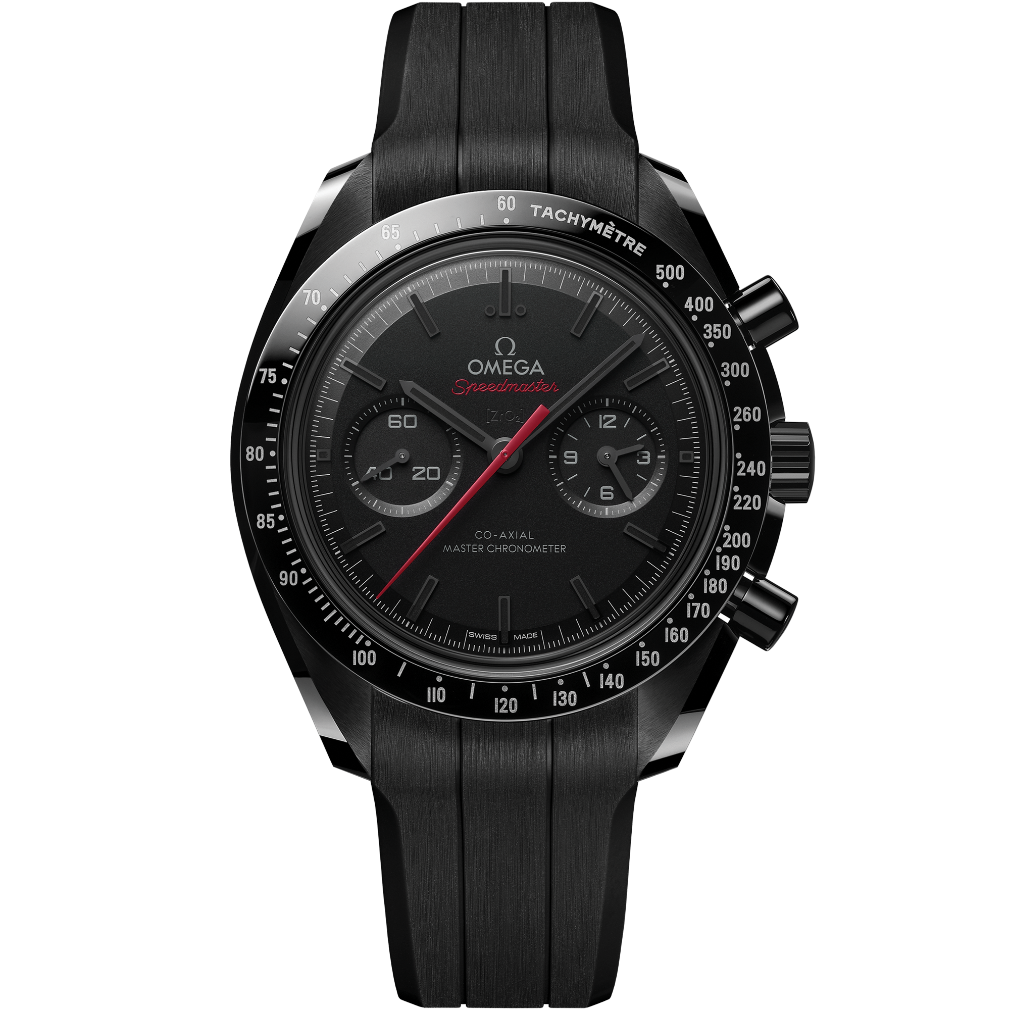 Omega Speedmaster Dark Side of the Moon 310.92.44.51.01.001 44.25 mm Black Ceramic Black Dial Black Rubber Strap Watch