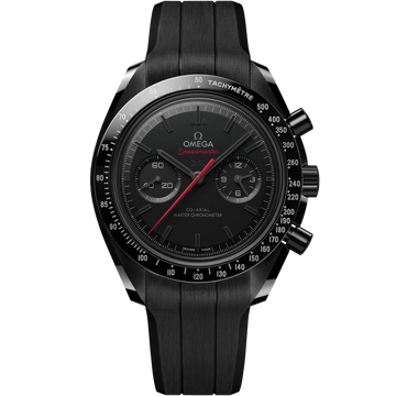 OMEGA Speedmaster Dark Side of the Moon 310.92.44.51.01.001, 44.25 mm black ceramic with black dial – front view