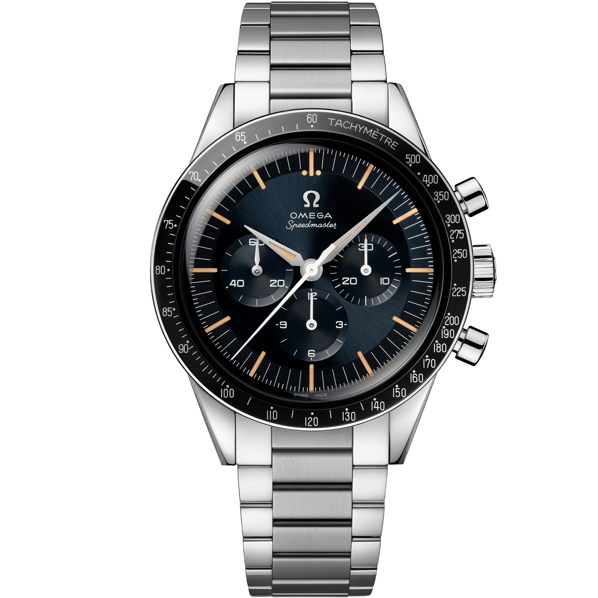 Omega Speedmaster First OMEGA in Space 310.30.40.50.06.001 39.7 mm Steel Blue-Grey Dial Watch for Men