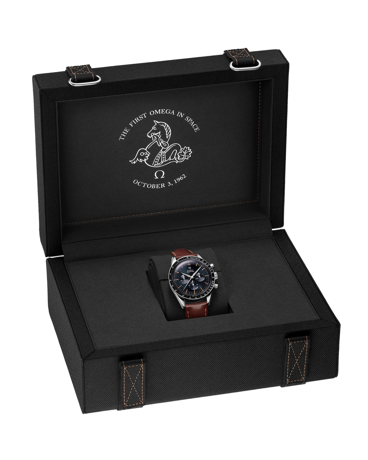 OMEGA Speedmaster First OMEGA in Space 310.32.40.50.06.002, 39.7 mm steel with blue-grey dial – official gallery image 6