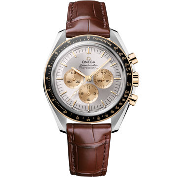 OMEGA Speedmaster Moonwatch Professional 310.23.42.50.02.001, 42 mm steel & moonshine™ gold with silver dial – front view