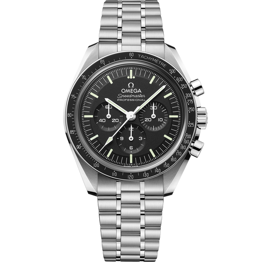OMEGA Speedmaster Moonwatch Professional 310.30.42.50.01.002, 42 mm steel with black dial – front view