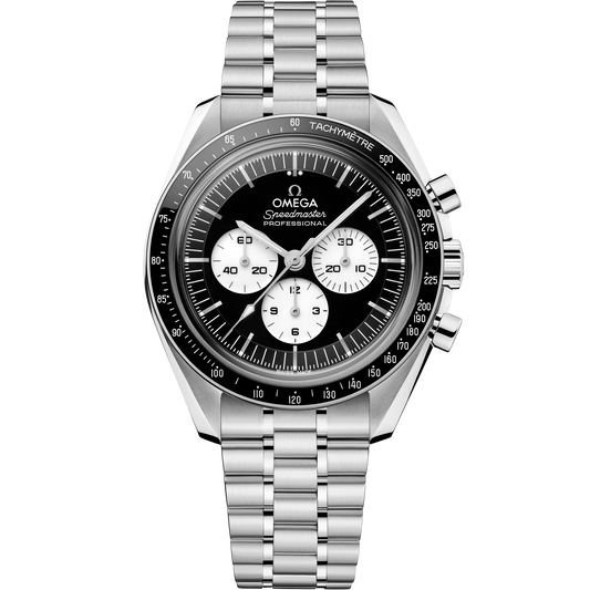 OMEGA Speedmaster Moonwatch Professional 310.30.42.50.01.004, 42 mm steel with black dial – front view