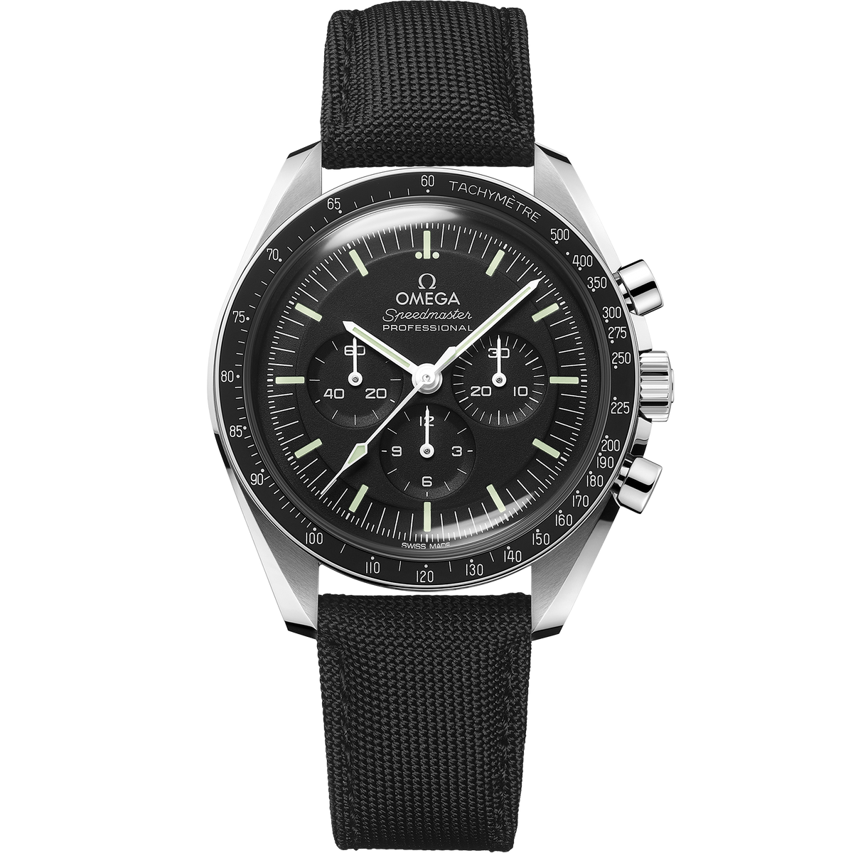 OMEGA Speedmaster Moonwatch Professional 310.32.42.50.01.001, 42 mm steel with black dial – front view