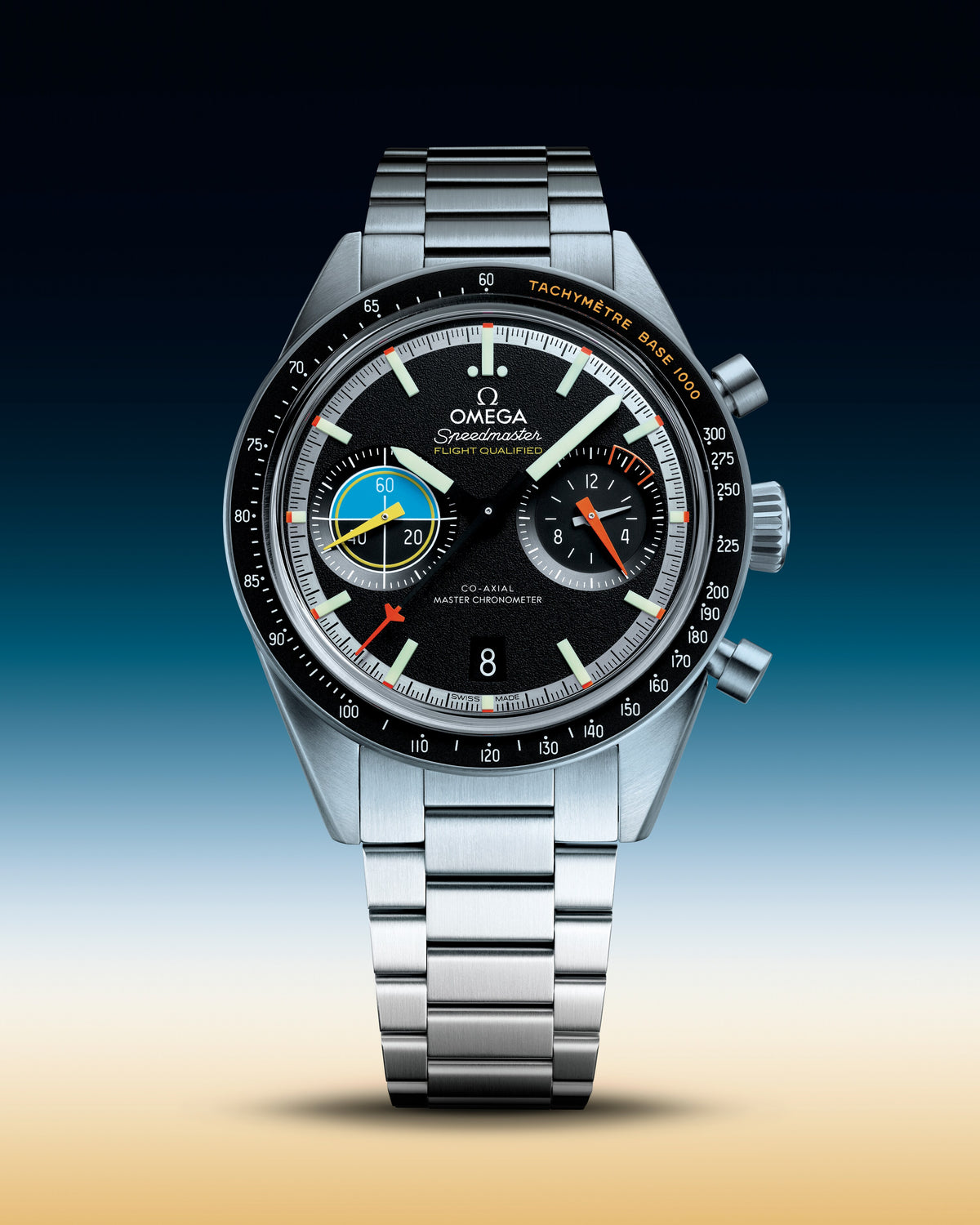 OMEGA Speedmaster Pilot 332.10.41.51.01.002, 40.85 mm steel with black dial – official gallery image 3