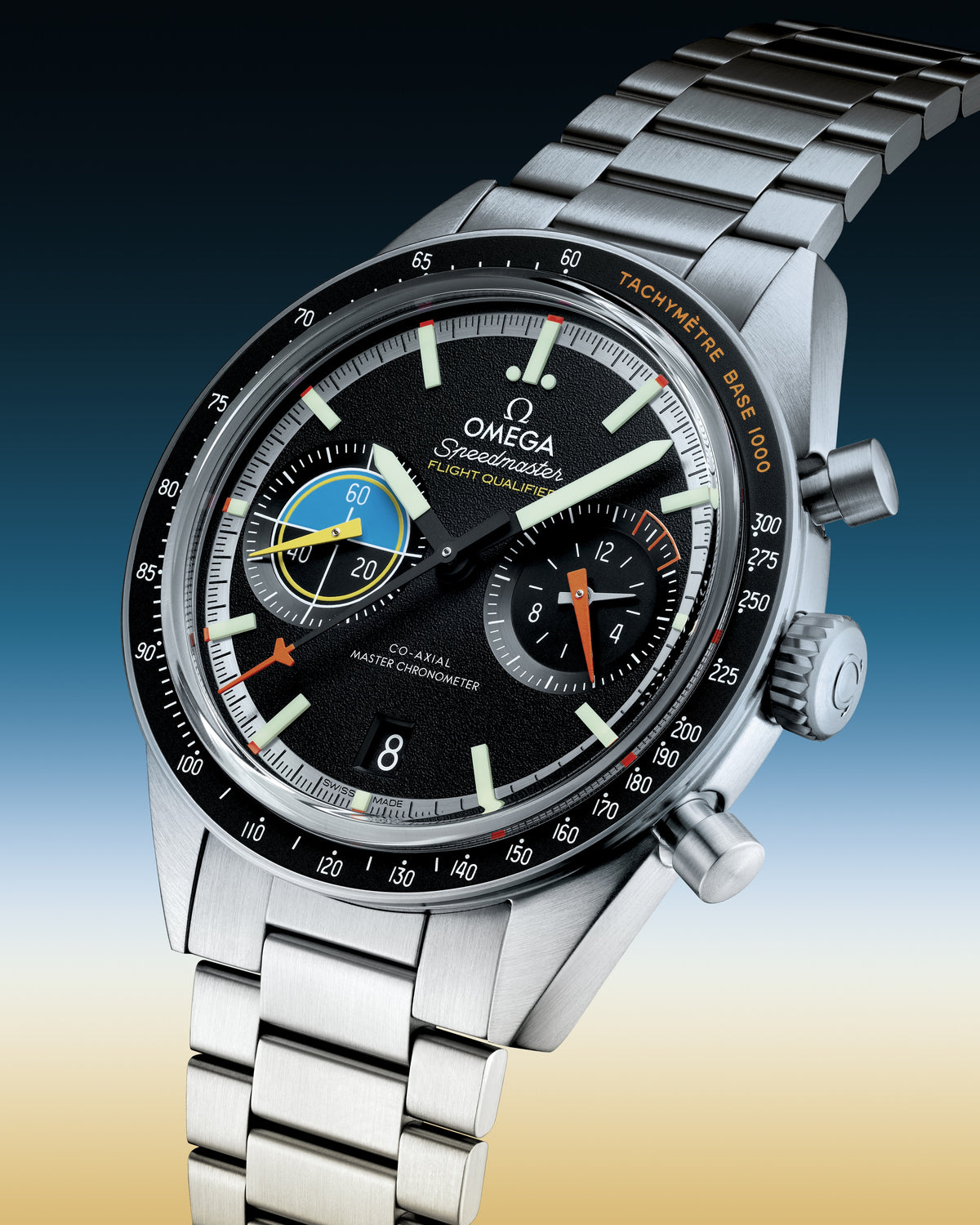 OMEGA Speedmaster Pilot 332.10.41.51.01.002, 40.85 mm steel with black dial – official gallery image 4
