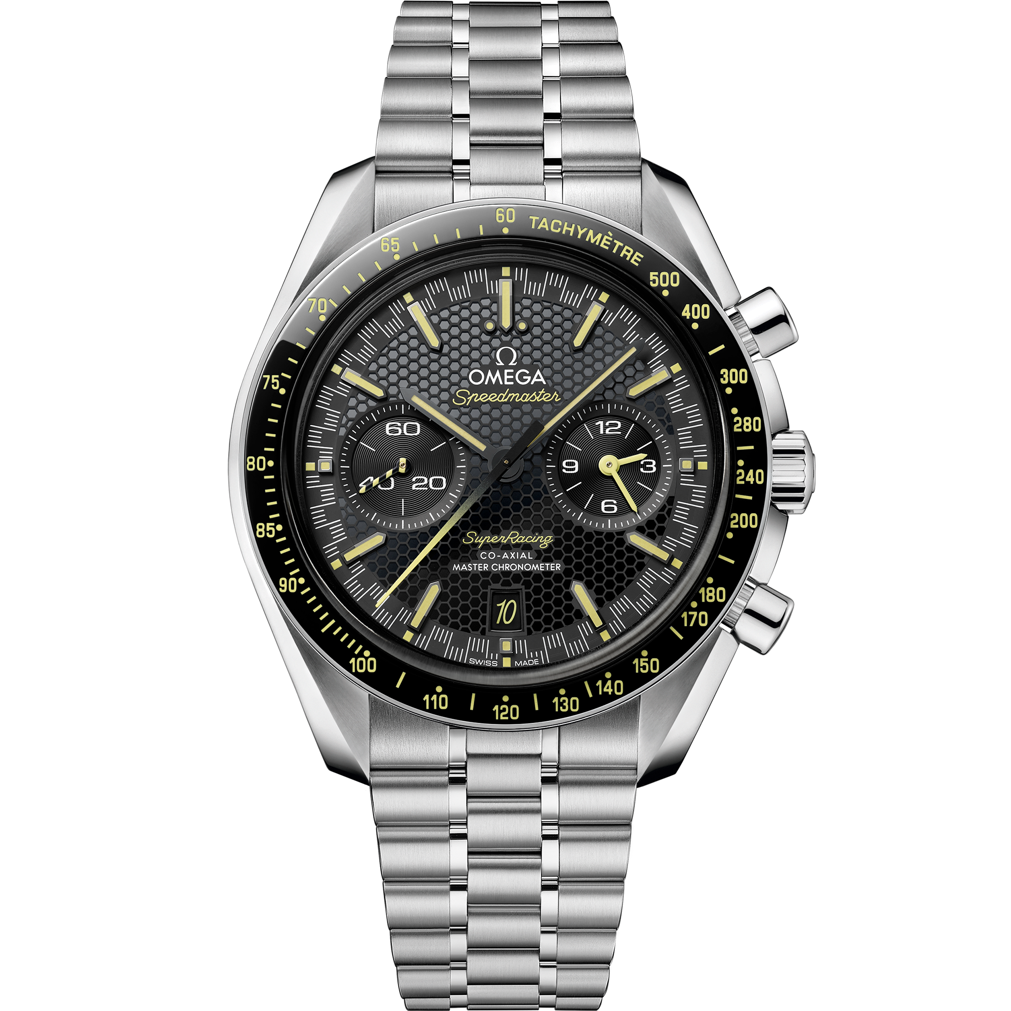 Omega Speedmaster Super Racing 329.30.44.51.01.003 44.25 mm Steel Black Dial Watch for Men