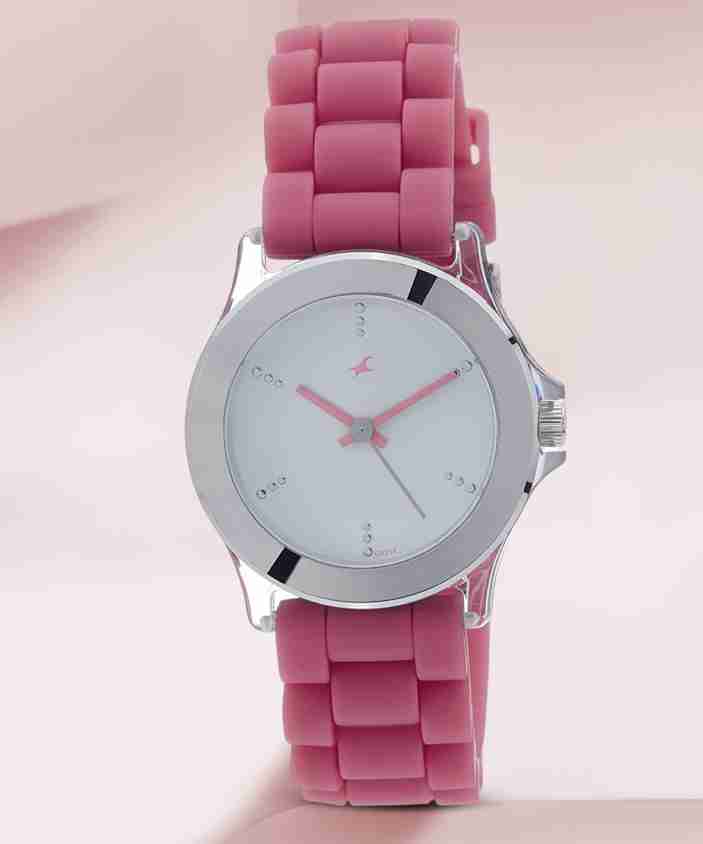 Fastrack Ng9827pp07cj Beach Upgrades Analog White Dial for Women