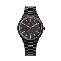 ORZU Analog Black Dial Men's Watch