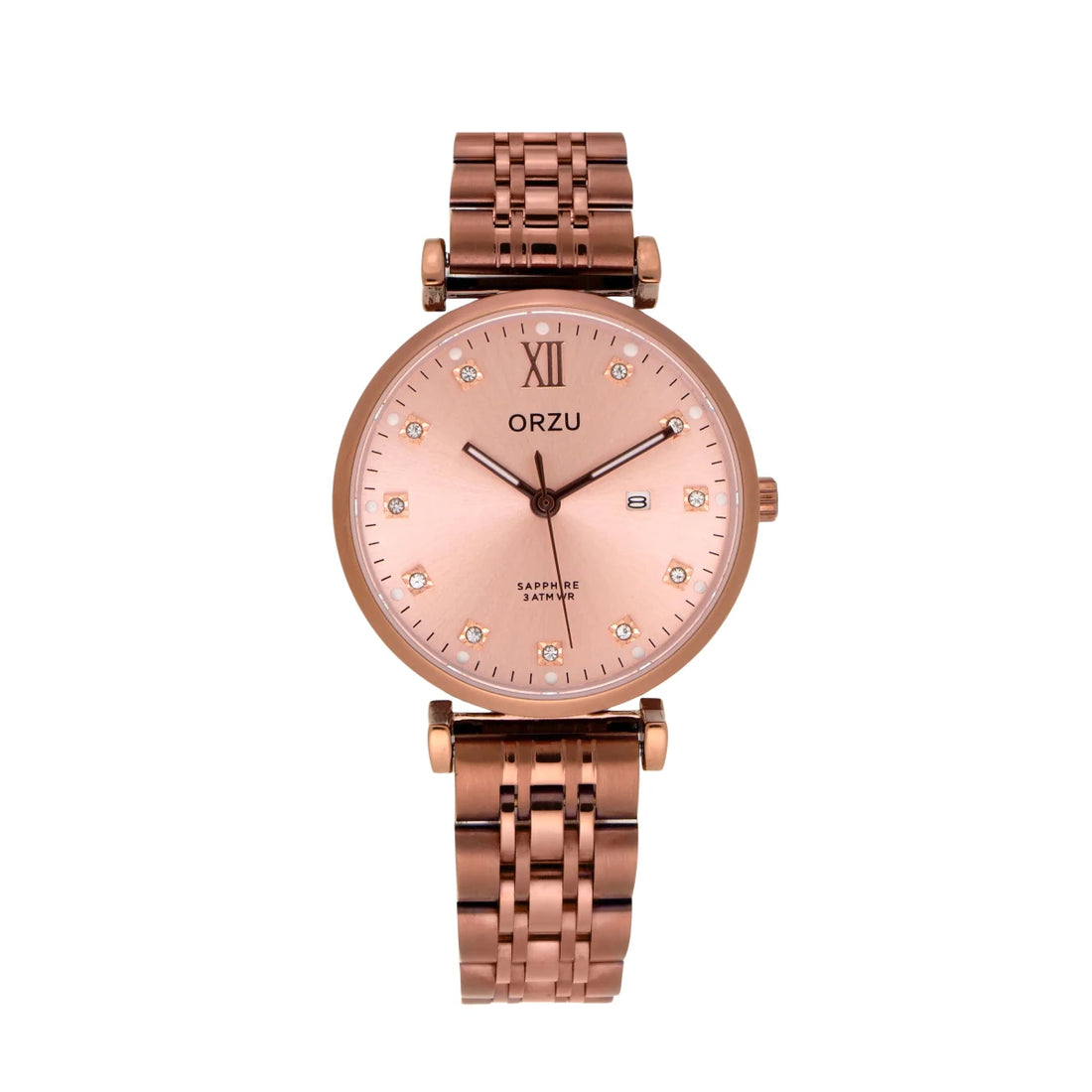 ORZU Analog Rose Gold Dial Women's Watch