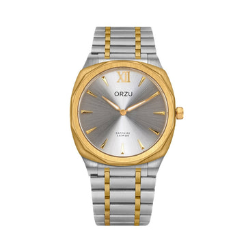 ORZU Analog Silver Dial Men's Watch