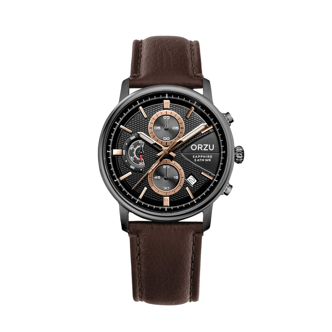 ORZU Chronograph Black Dial Men's Watch