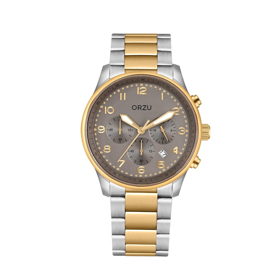 ORZU Chronograph Brown Dial Men's Watch
