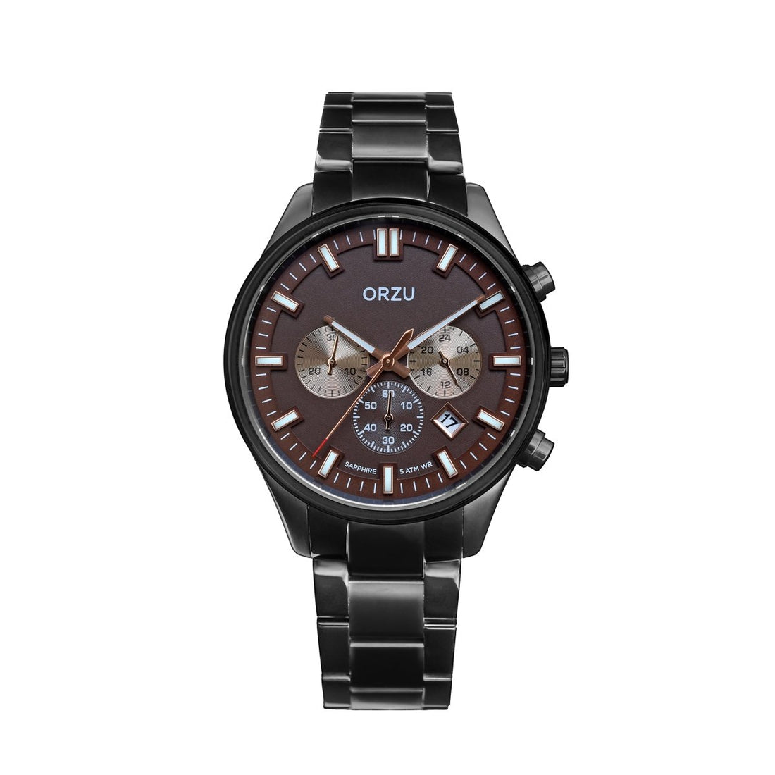 ORZU Chronograph Brown Dial Men's Watch