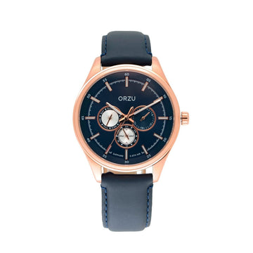 ORZU Multifunction Blue Dial Men's Watch