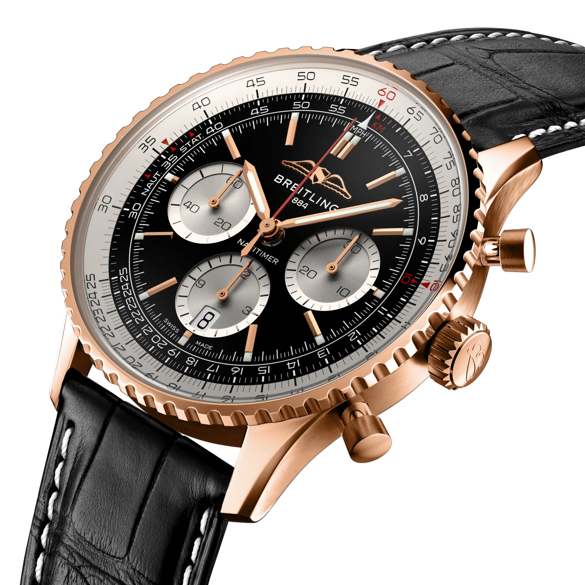 Breitling Navitimer B01 Chronograph 43 RB0138211B1P1 – three-quarter view